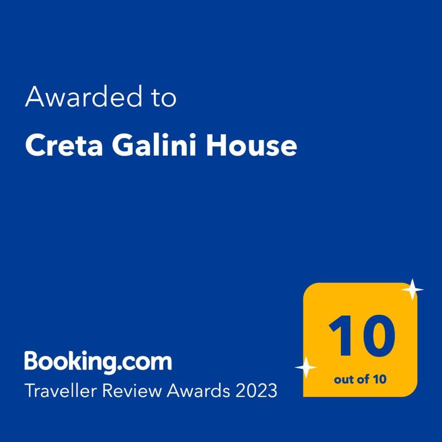 Creta Galini House Villa Sziríli Kültér fotó